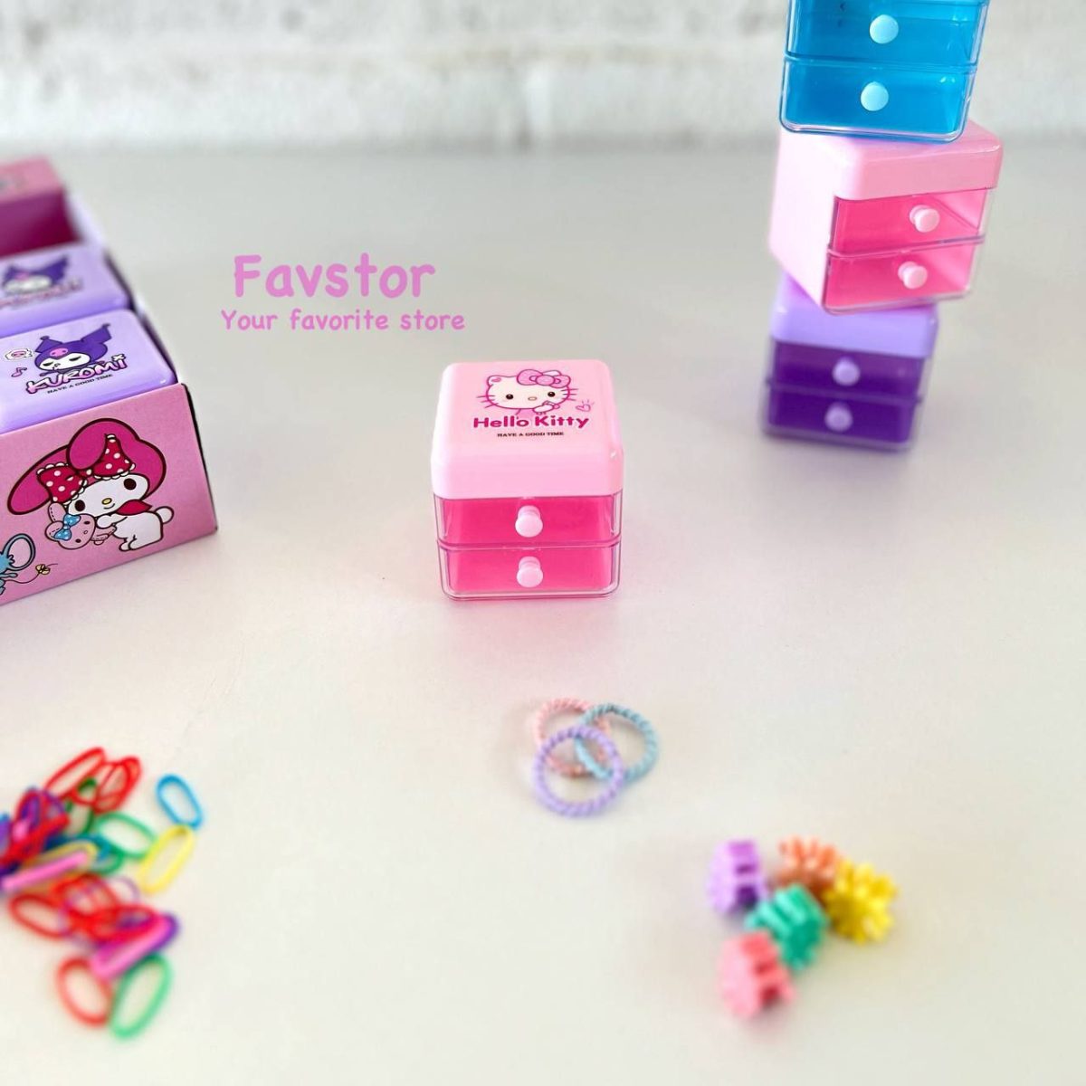 مینی استند ارگنایزر کشویی طرح کرومی و Sanrio کد SN-0862 - Image 12