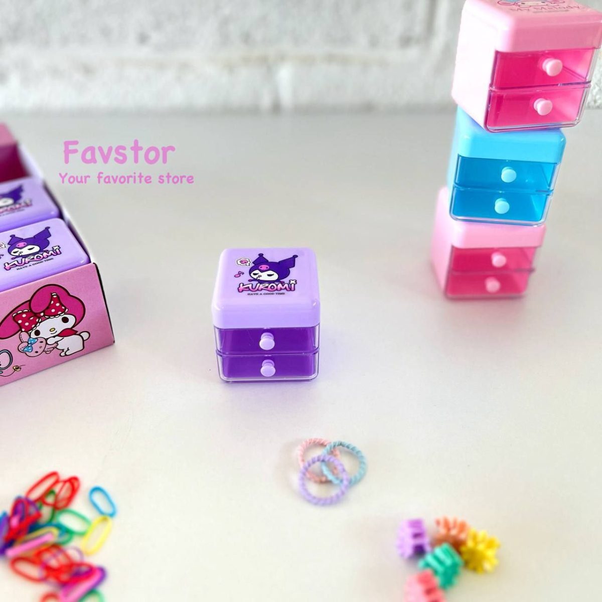 مینی استند ارگنایزر کشویی طرح کرومی و Sanrio کد SN-0862 - Image 13