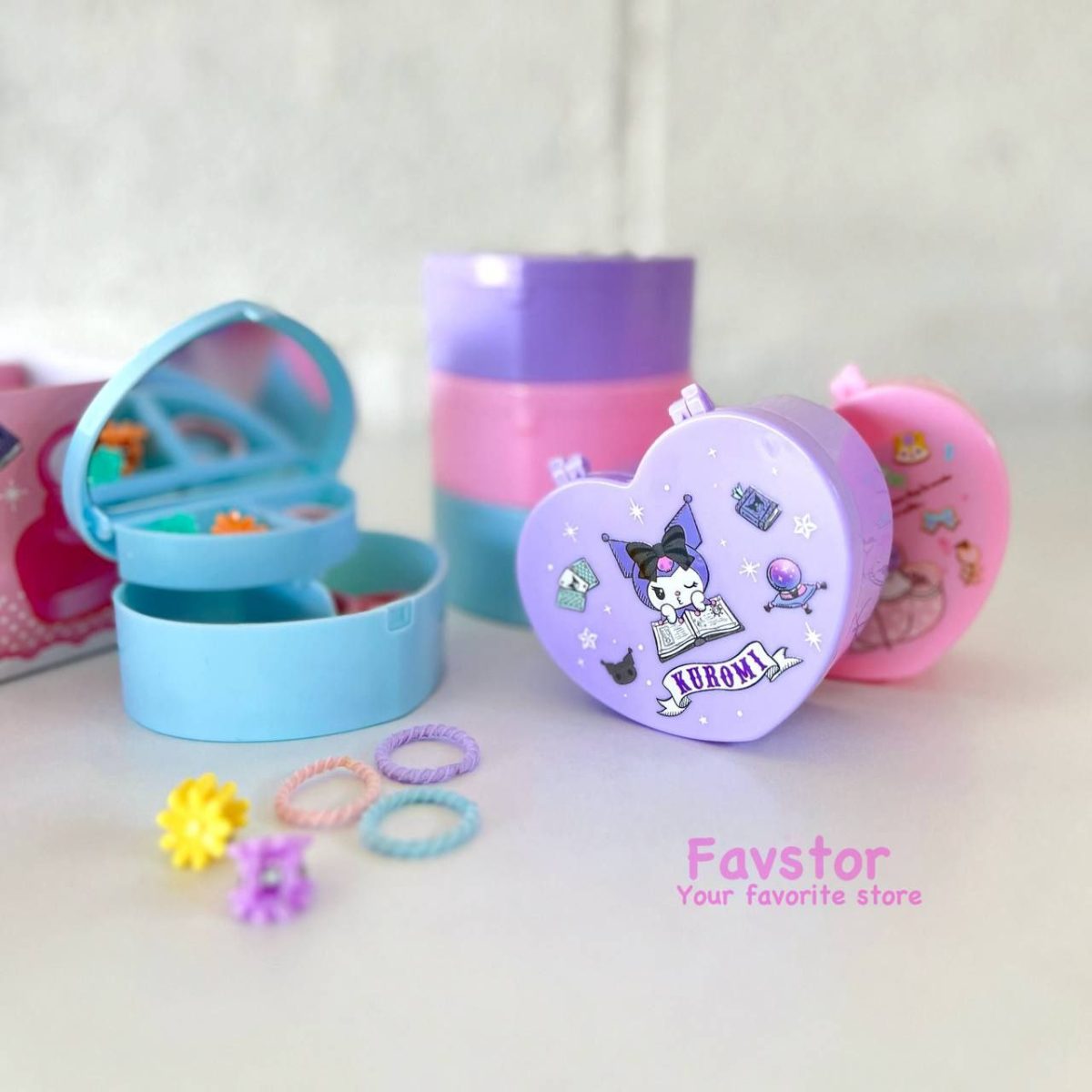 مینی استند ارگنایزر قلبی طرح کرومی و Sanrio کد 838 - Image 1