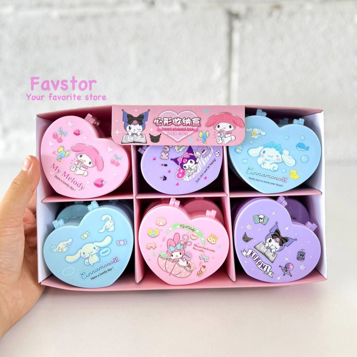 مینی استند ارگنایزر قلبی طرح کرومی و Sanrio کد 838 - Image 3