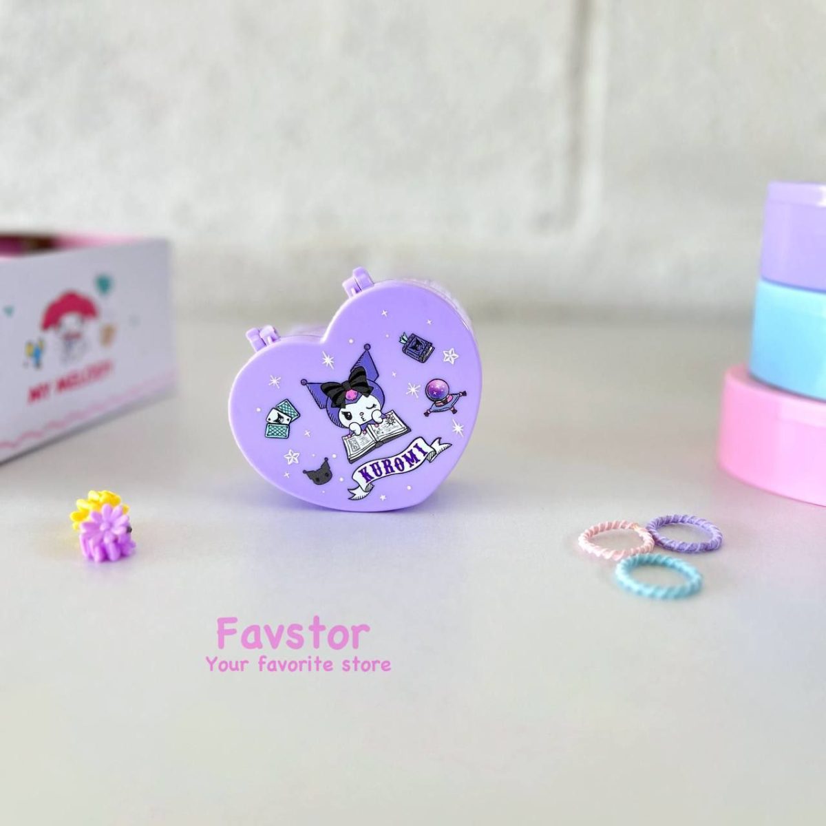 مینی استند ارگنایزر قلبی طرح کرومی و Sanrio کد 838 - Image 7