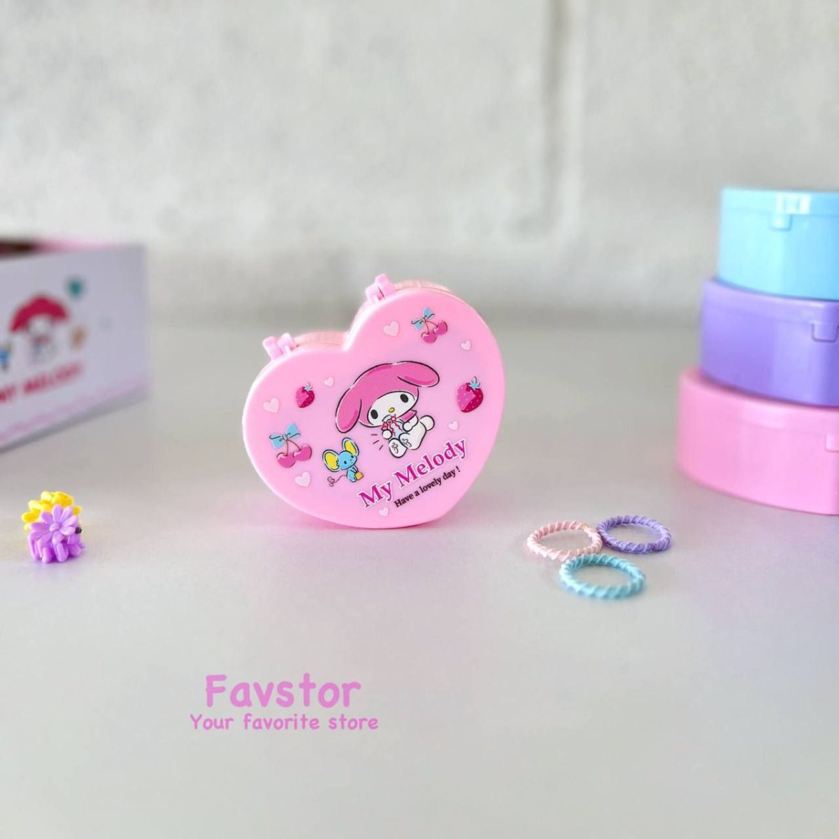 مینی استند ارگنایزر قلبی طرح کرومی و Sanrio کد 838 - Image 5