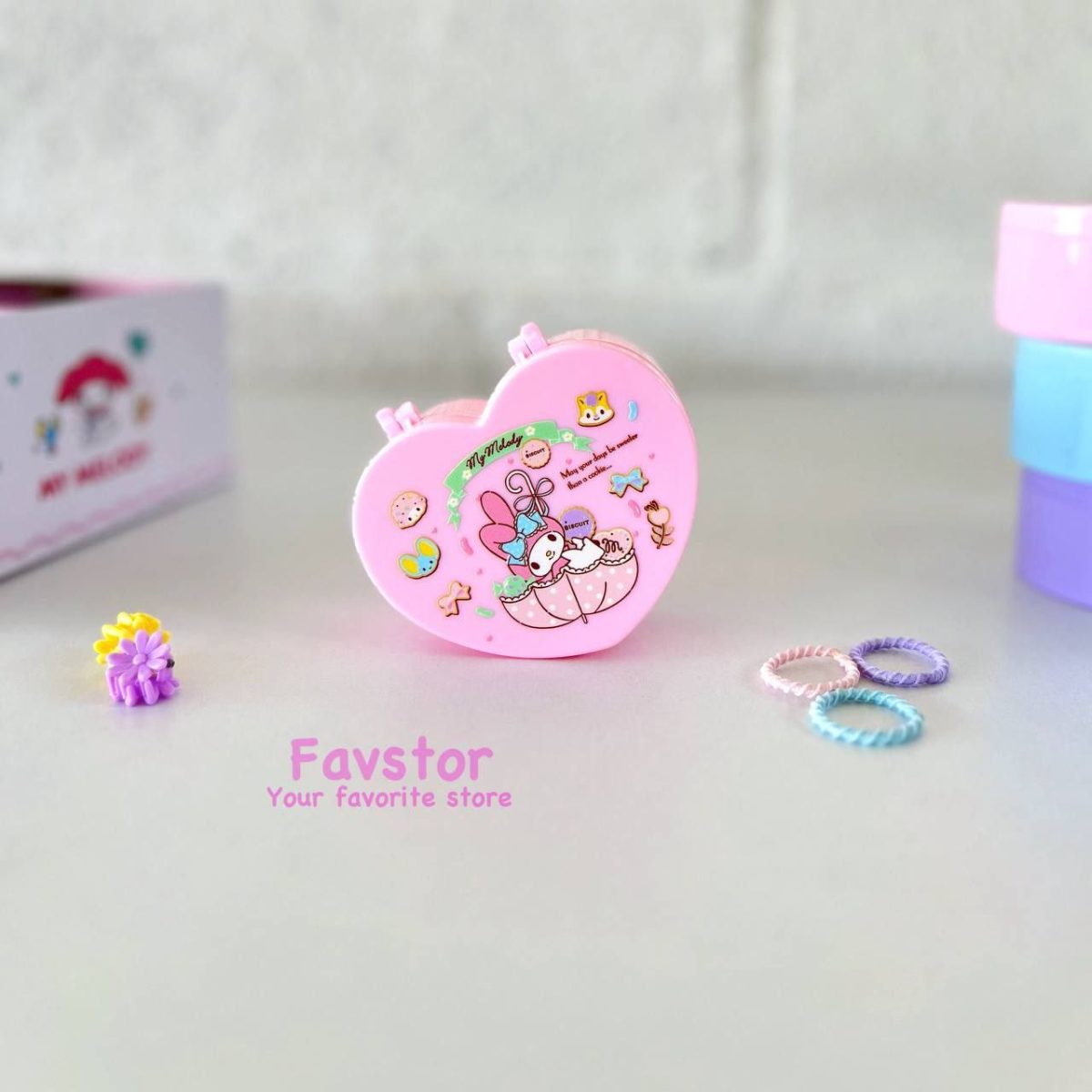 مینی استند ارگنایزر قلبی طرح کرومی و Sanrio کد 838 - Image 8