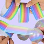 چسب دوطرفه‌ی رنگین کمانی eda کد YD-0095