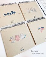 دفتر طراحی 50 برگ مربعی برگ تحریر سری ART