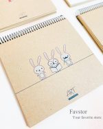 دفتر طراحی 50 برگ مربعی برگ تحریر سری ART - Image 3