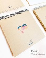 دفتر طراحی 50 برگ مربعی برگ تحریر سری ART - Image 4