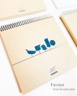 دفتر طراحی 50 برگ مربعی برگ تحریر سری ART - Image 6