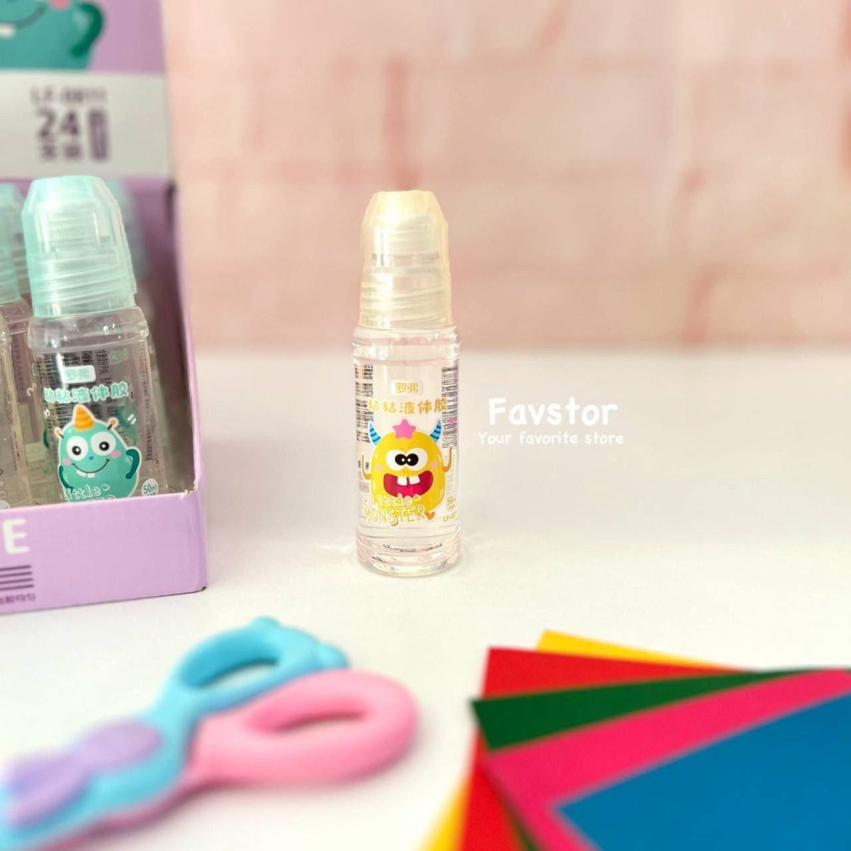 چسب مایع 50 میل Loufor طرح هیولا Little MONSTER کد LF-0811 - Image 5