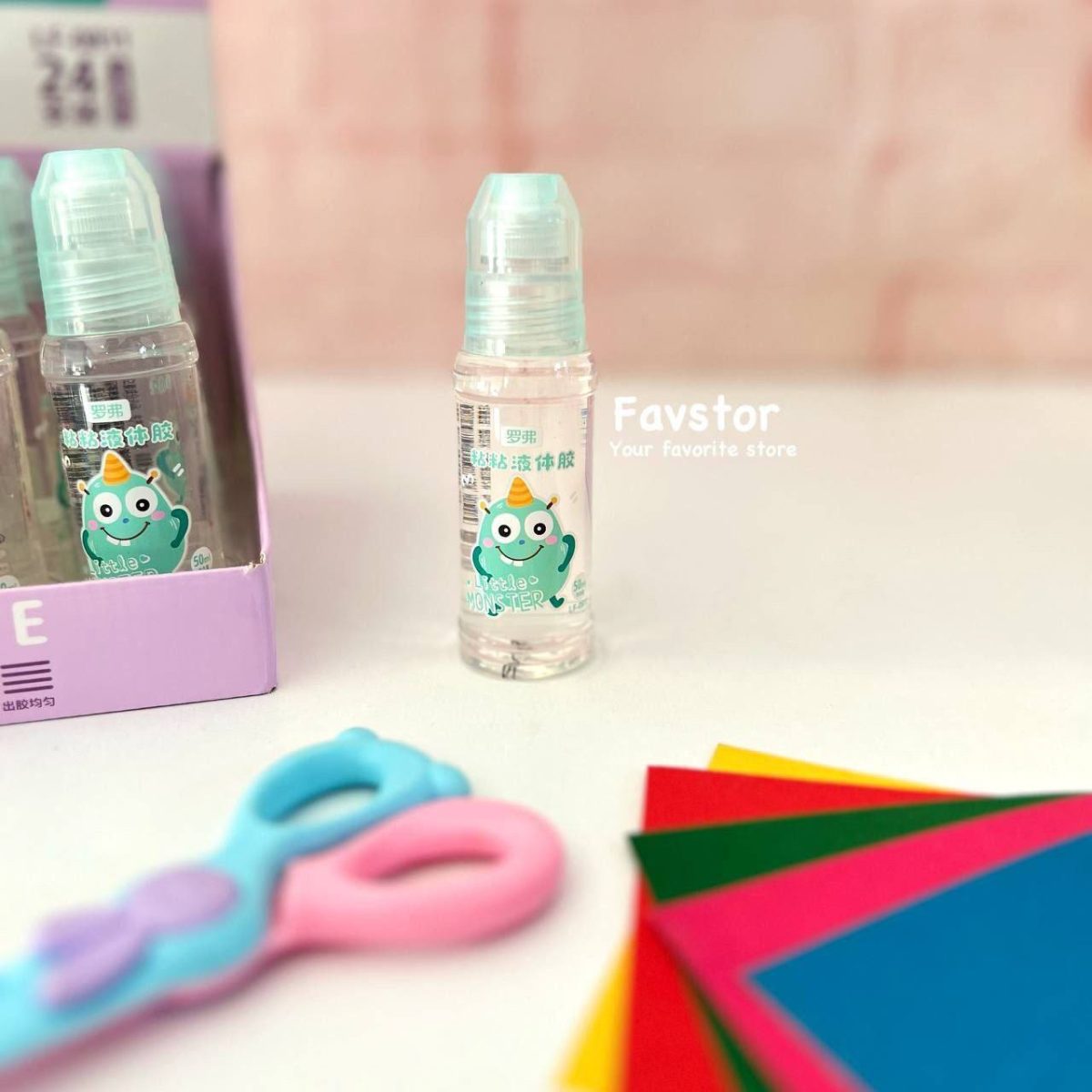چسب مایع 50 میل Loufor طرح هیولا Little MONSTER کد LF-0811 - Image 6