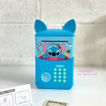 قلک پسورددار گاو صندوقی طرح کرومی و استیچ Money Box کد 881502 - Image 3