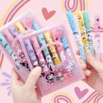 ست 6 عددی هایلایتر طرح کرومی و Sanrio کد 3316