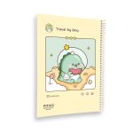 دفتر مشق حاشیه دار مجلد استیکر دار 60 برگ پیتیکو سری PROFIL کد 377 - Image 5