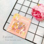 ست 3 عددی شیت استیکر شفاف طلاکوب YIDAWENHUA طرح دختر سری XYH کد 1-12 - Image 9