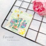 ست 3 عددی شیت استیکر شفاف طلاکوب YIDAWENHUA طرح دختر سری XYH کد 1-12 - Image 12