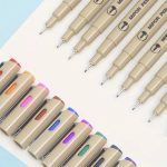 ست 9 عددی روان نویس رنگی نوک نمدی SAIT سری MIPOR PEN LINE کد OD5112C-9 - Image 5