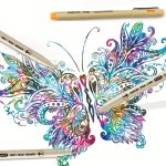 ست 9 عددی روان نویس رنگی نوک نمدی SAIT سری MIPOR PEN LINE کد OD5112C-9 - Image 2
