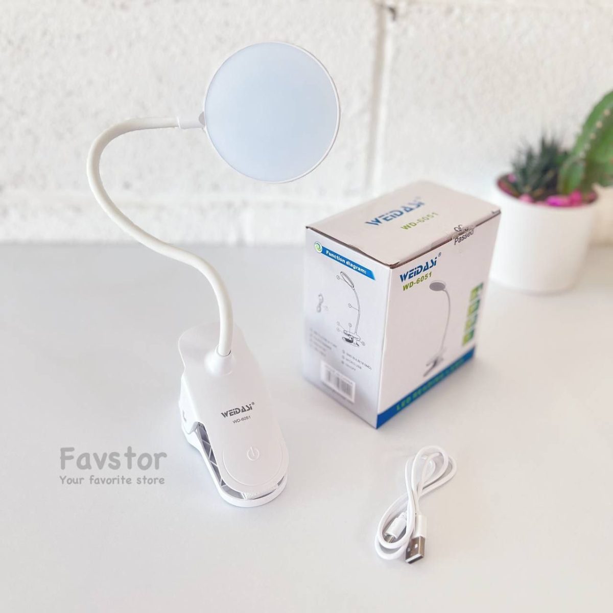 چراغ مطالعه کلیپسی WEIDASI کد WD-6051 - Image 4