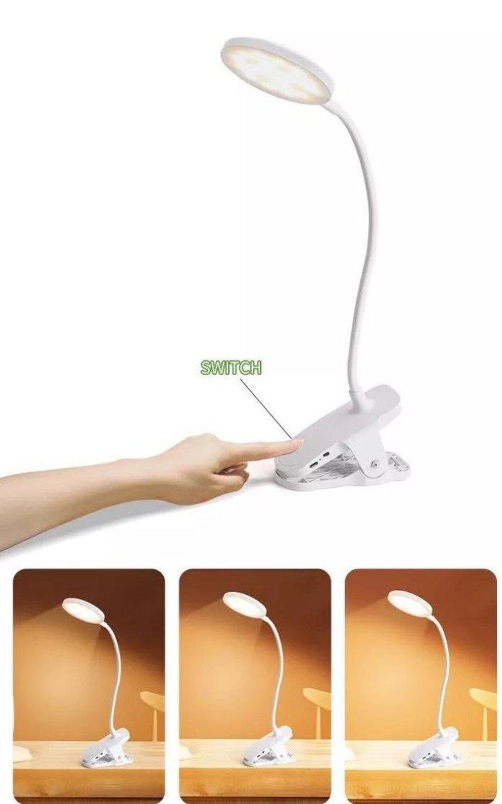 IMG_0381 چراغ مطالعه کلیپسی WEIDASI کد WD-6051 - Image 6