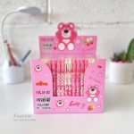 روان نویس پاک کن دار کلیکی H&L طرح خرس و توت فرنگی LOTSO کد HL-33058 - Image 2