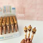 هایلایتر کلیکی Pinen طرح خرس پاپیونی کد XP-3077