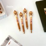 هایلایتر کلیکی Pinen طرح خرس پاپیونی کد XP-3077 - Image 4