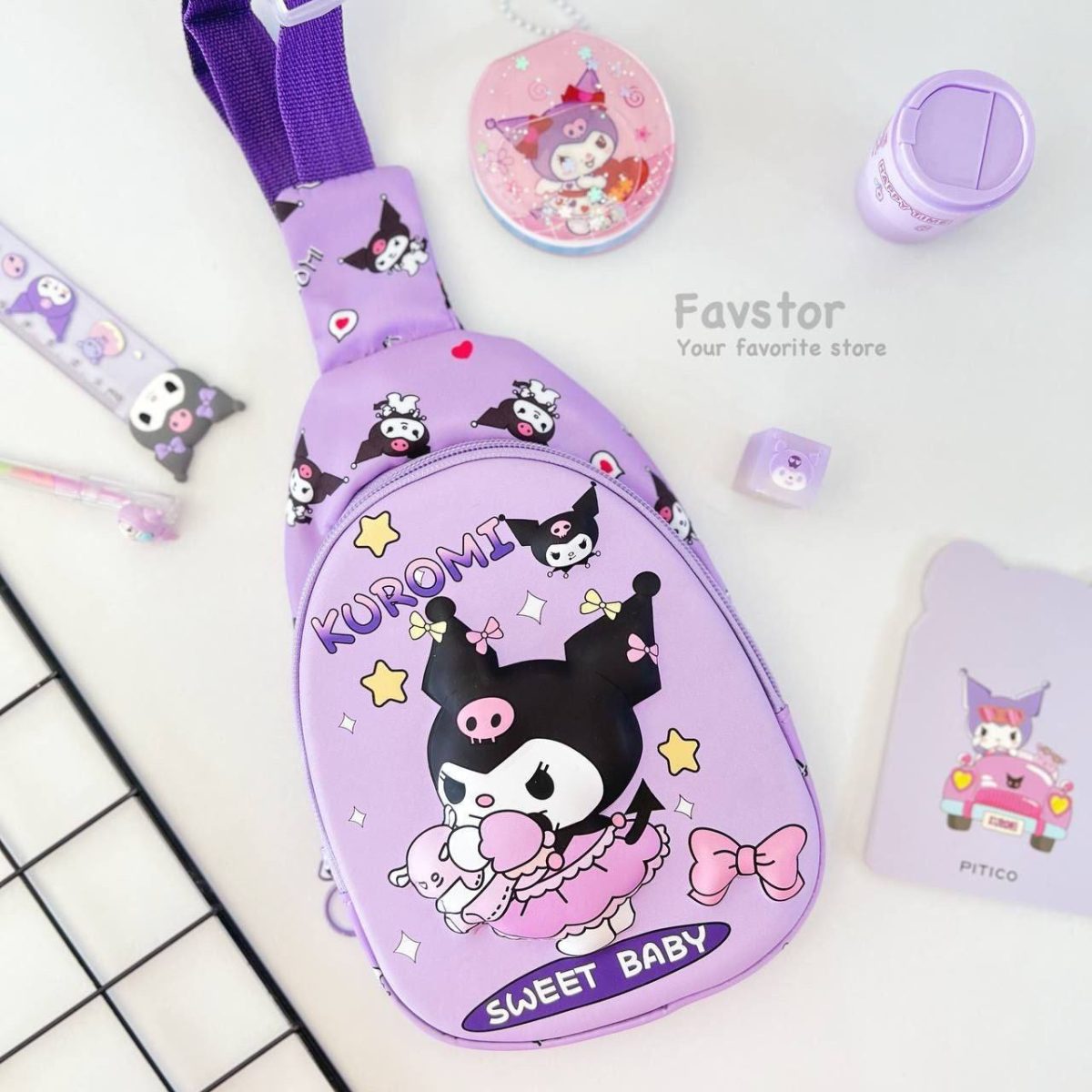 کیف کراس بادی طرح کرومی SWEET BABY کد 990 - Image 1