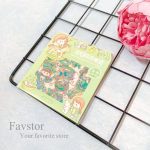 ست 3 عددی شیت استیکر شفاف طلاکوب YIDAWENHUA طرح دختر سری XYH کد24-13 - Image 12