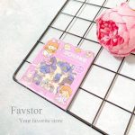 ست 3 عددی شیت استیکر شفاف طلاکوب YIDAWENHUA طرح دختر سری XYH کد24-13 - Image 10