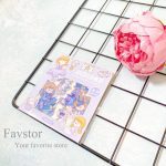 ست 3 عددی شیت استیکر شفاف طلاکوب YIDAWENHUA طرح دختر سری XYH کد24-13 - Image 8