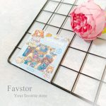 ست 3 عددی شیت استیکر شفاف طلاکوب YIDAWENHUA طرح دختر سری XYH کد24-13 - Image 7