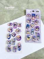 استیکر آکواریومی M طرح CUTE PET PARTY سری YML-06 - Image 5