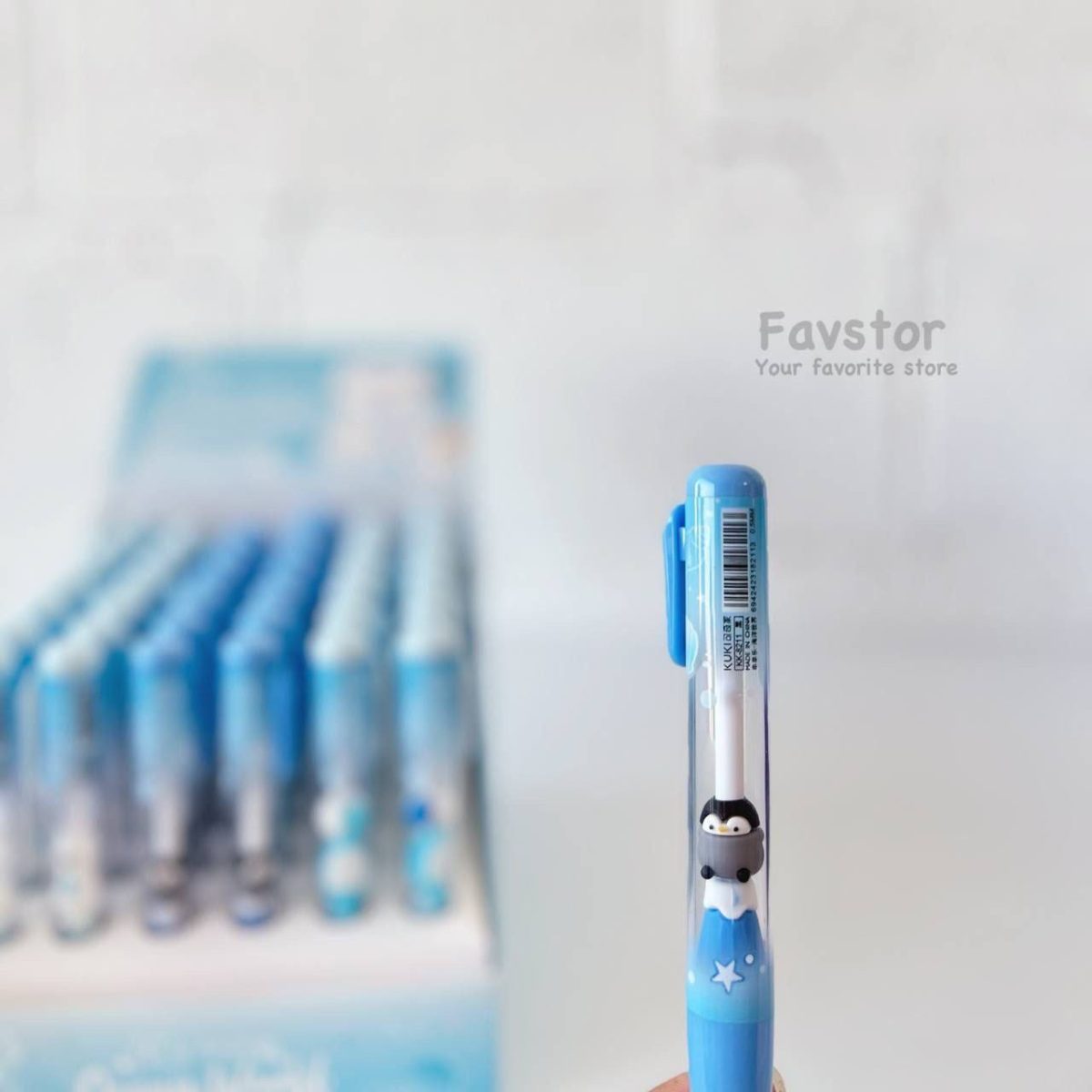 روان نویس کلیکی KUKI طرح حیوانات قطبی Ocean World کد KK-8211 - Image 5