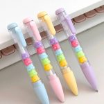 روان نویس کلیکی KUKI طرح پاستل خرسی Bear Jelly کد KK-8067 - Image 3