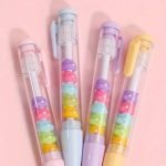 روان نویس کلیکی KUKI طرح پاستل خرسی Bear Jelly کد KK-8067 - Image 4
