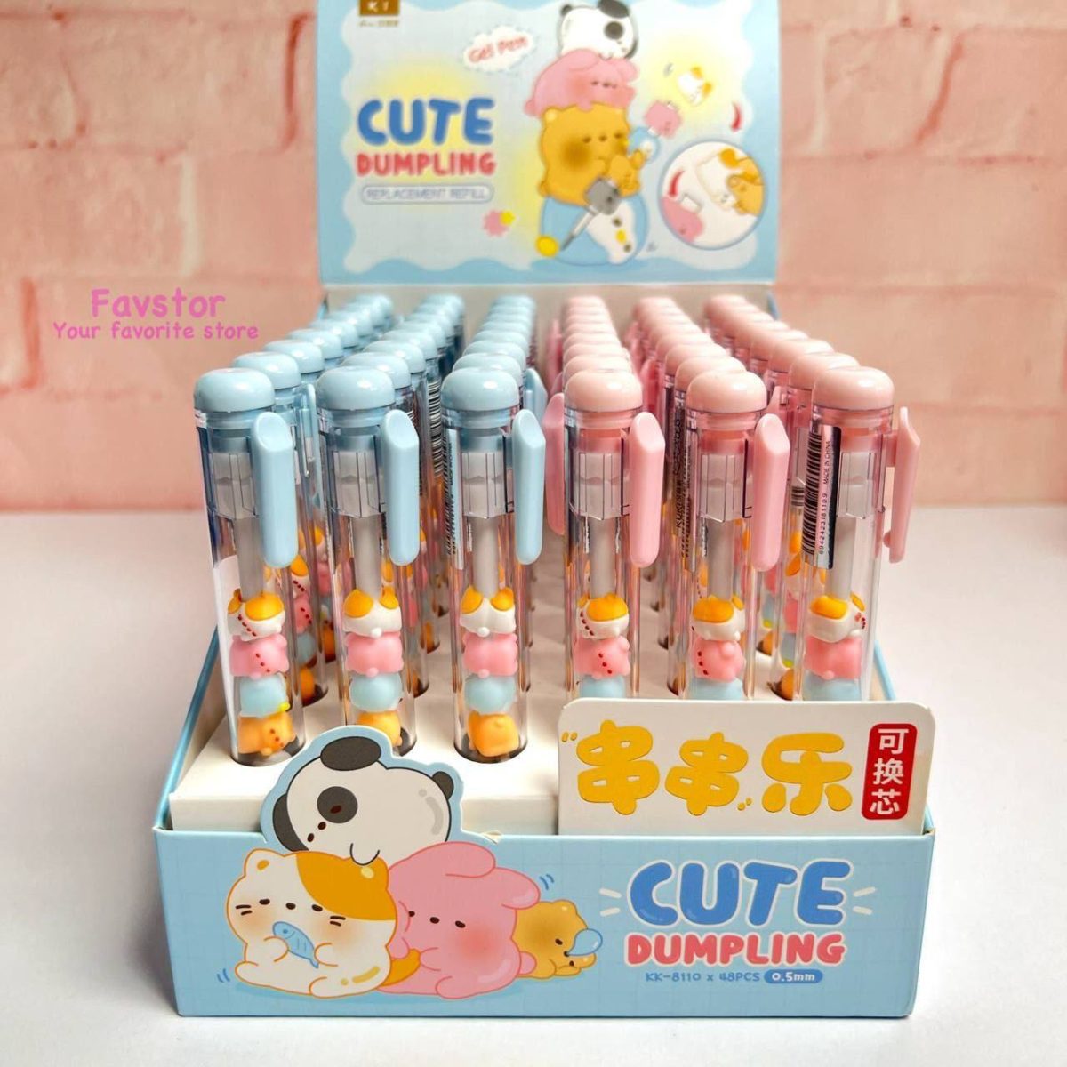 روان نویس کلیکی KUKI طرح حیوانات CUTE DUMPLING کد KK-8110 - Image 2