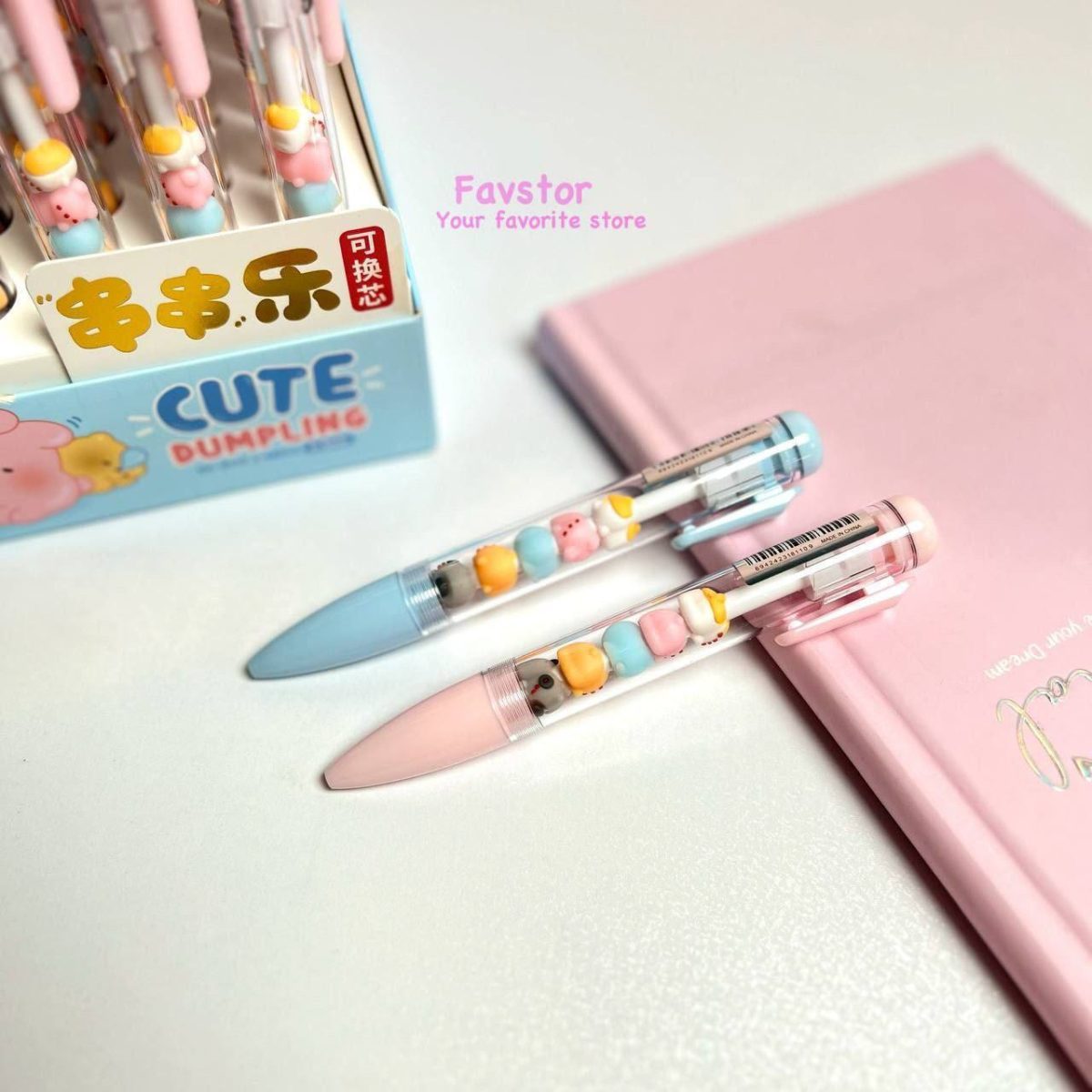 روان نویس کلیکی KUKI طرح حیوانات CUTE DUMPLING کد KK-8110 - Image 1