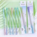 خط کش هرمی کریستالی 15 سانتی متر FROG کد TY-1683