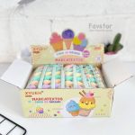 ست 6 عددی هایلایتر XYUEH طرح بستنی قیفی کد XYH-1708 - Image 4