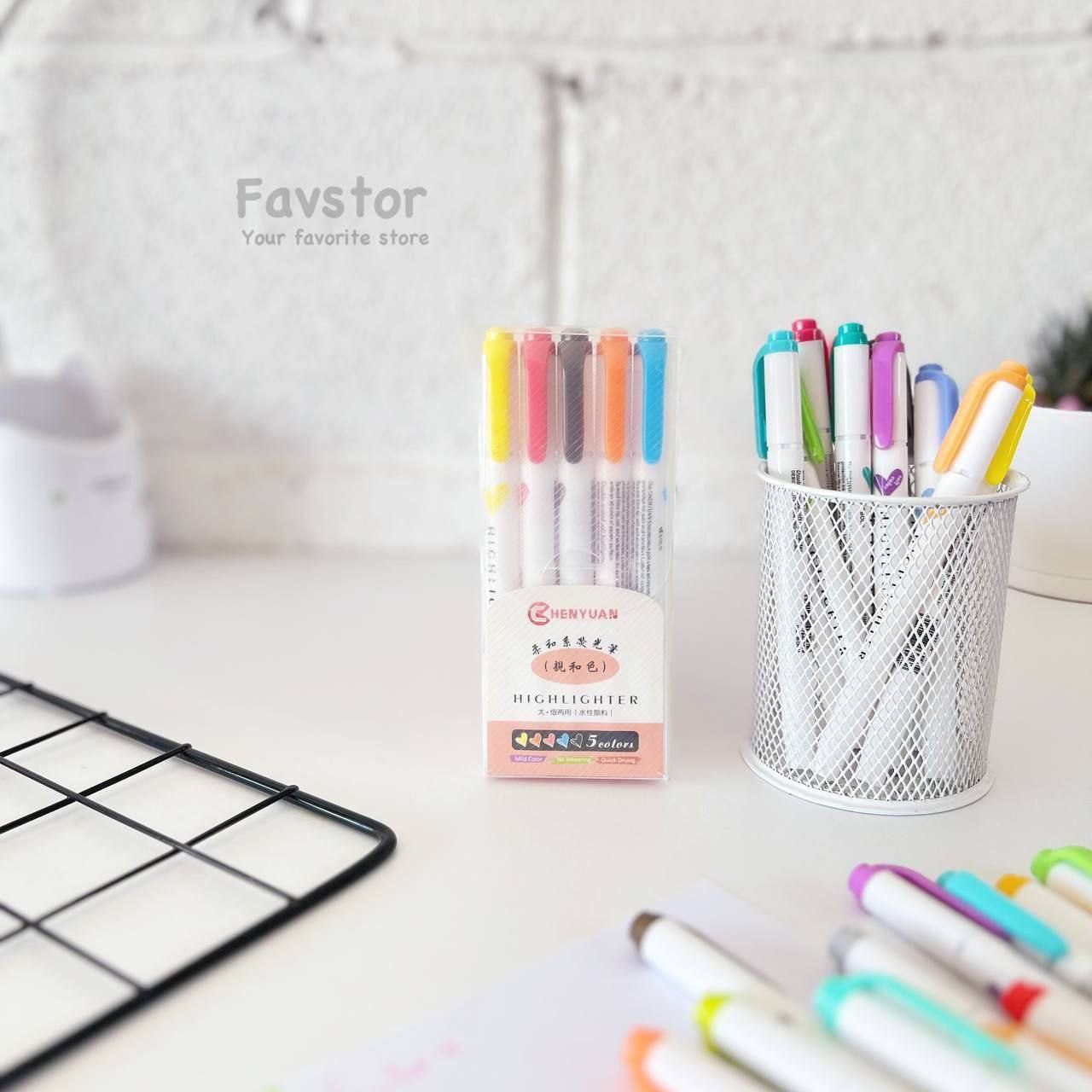 photo_2025-10-30_10-15-40 ست هایلایتر دو سر CHENYUAN کد CY-6017 - Image 4