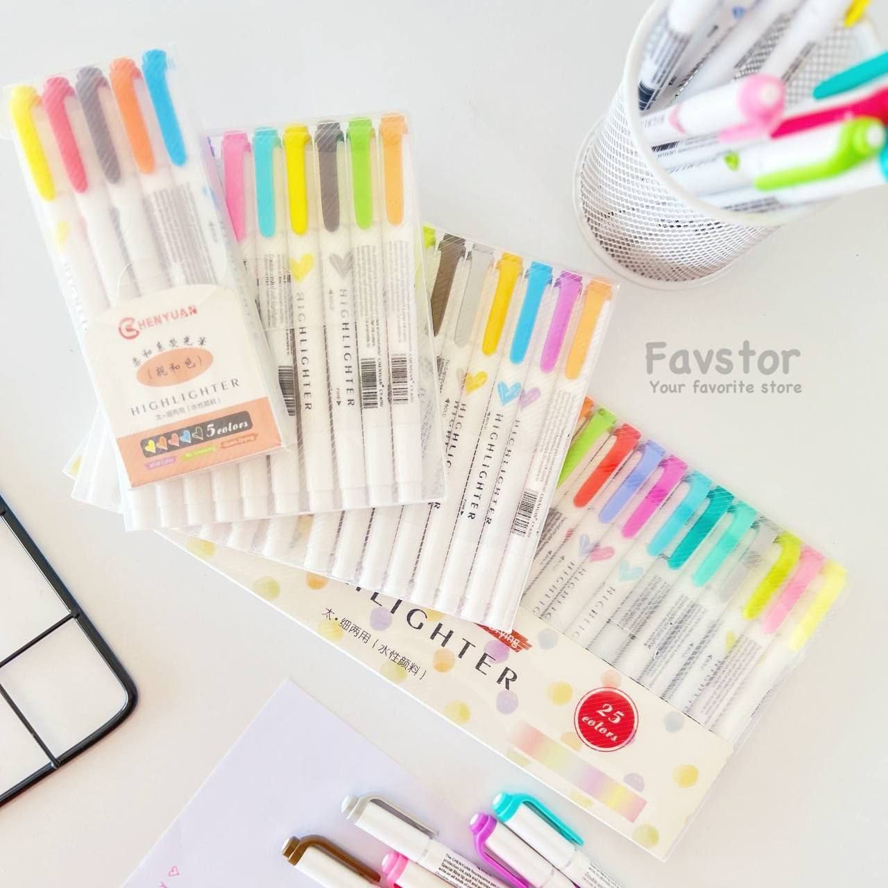 photo_2025-10-30_10-15-42 ست هایلایتر دو سر CHENYUAN کد CY-6017 - Image 2