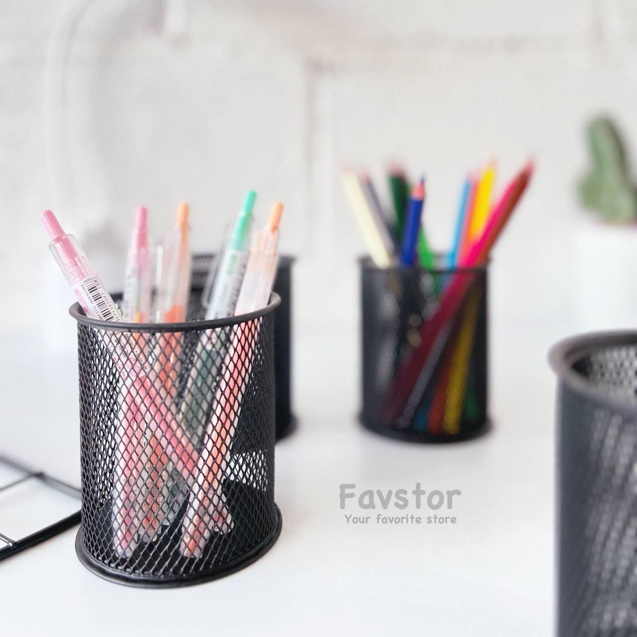 IMG_1050 جاقلمی فلزی استوانه مشکی مات - Image 1