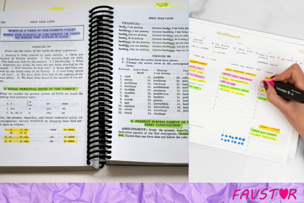 ماژیک هایلایتر برای نوشته ها