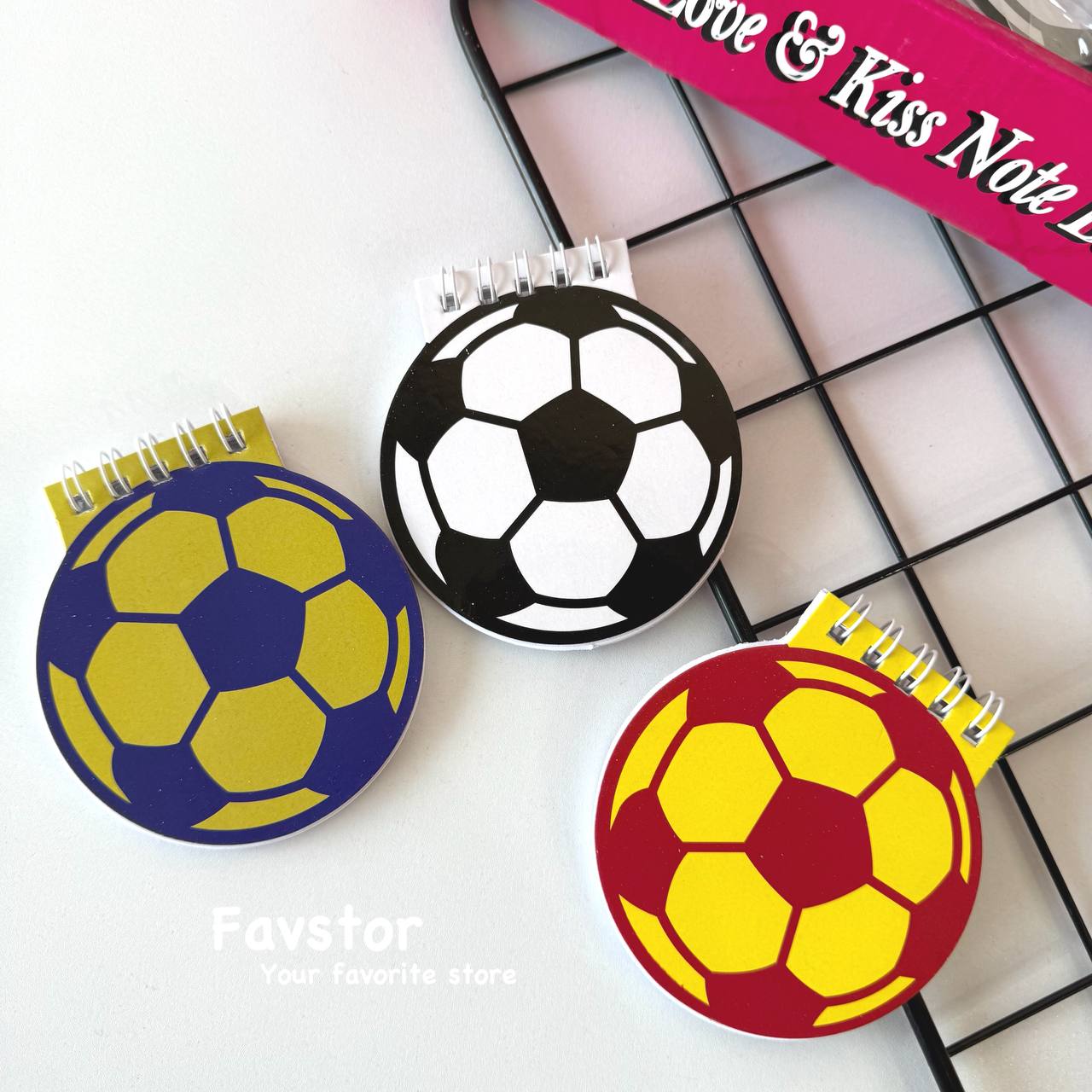 دفترچه یادداشت سیمی طرح توپ