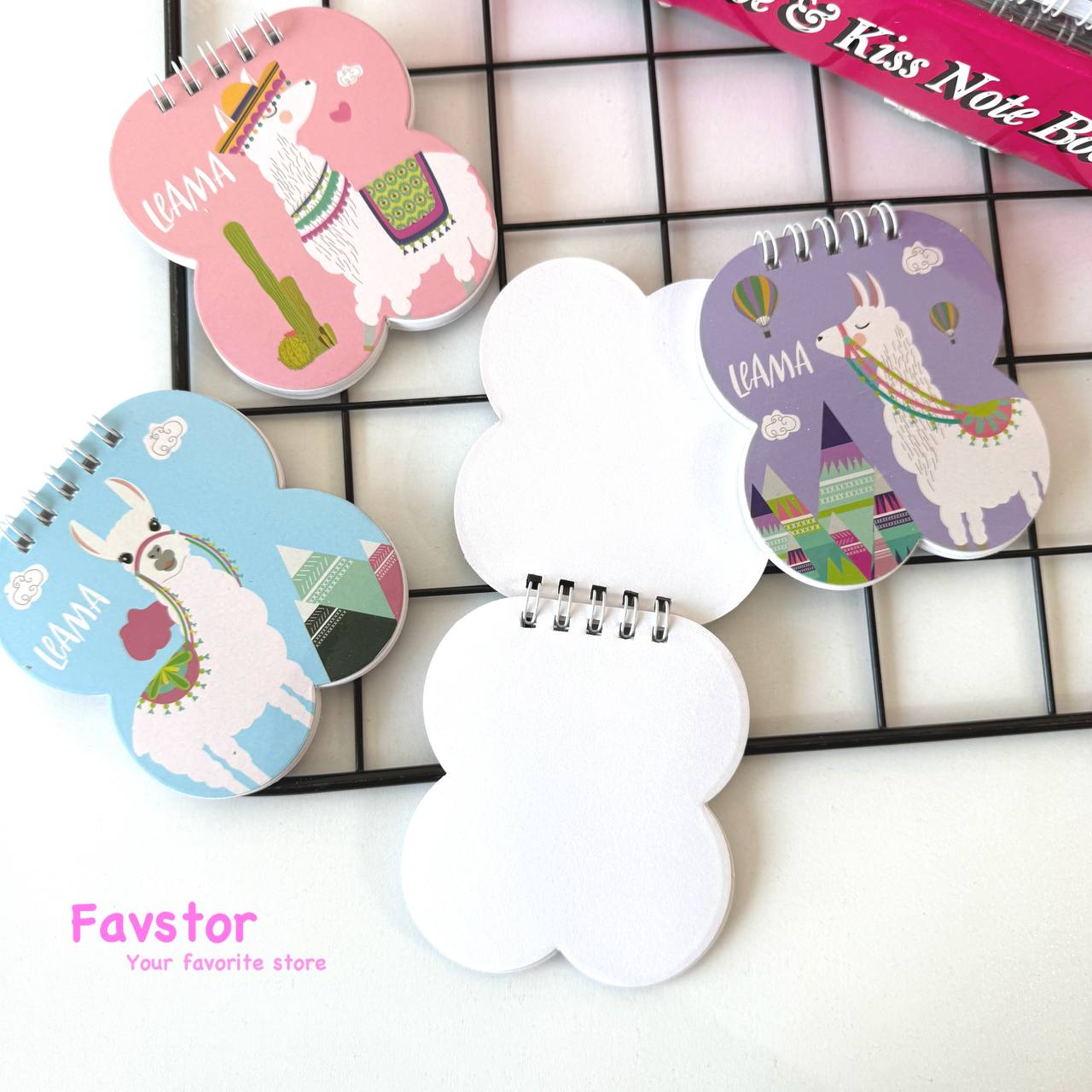 photo_2025-11-04_19-06-27 دفترچه یادداشت سیمی طرح لاما - Image 1