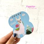 دفترچه یادداشت سیمی طرح لاما - Image 6