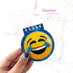 دفترچه یادداشت سیمی طرح ایموجی - Image 6