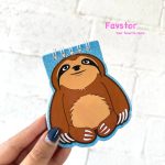 دفترچه یادداشت سیمی طرح تنبل Bradypus - Image 6