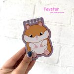 دفترچه یادداشت سیمی طرح همستر - Image 4