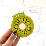 دفترچه یادداشت سیمی طرح دونات شاینی - Image 4